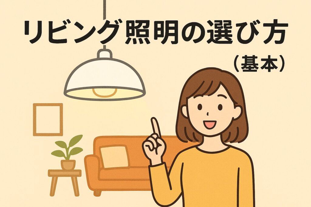 リビング照明の選び方