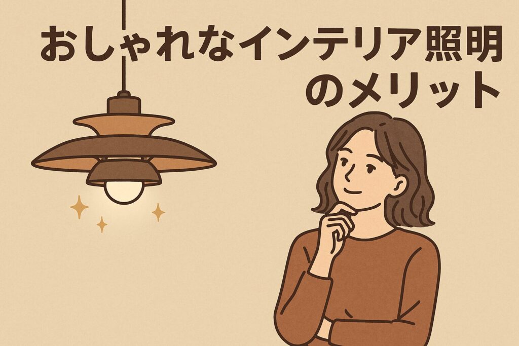 おしゃれな照明のメリット